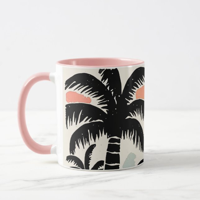 Tropiska palmer mugg (Vänster)