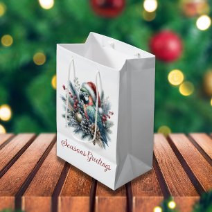 Tropiska papegoja-Säsonhälsningar jul