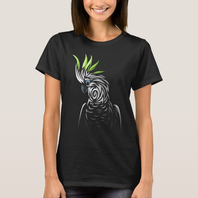 Tropiska papegoja t shirt (Framsida)