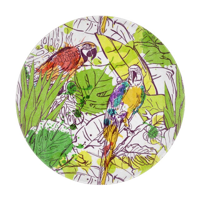 Tropiska papegojor (Framsidan)