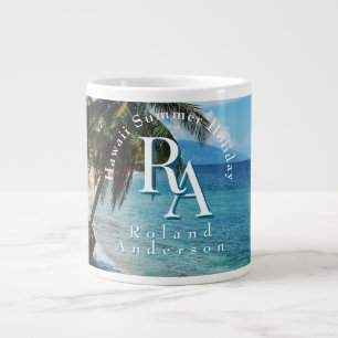Tropiska paradise Monogram Sea Giant Coffee Mugg Jumbo Mugg
