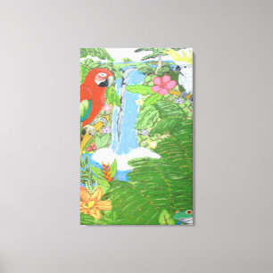 Tropiska paradise på Canvas w/options