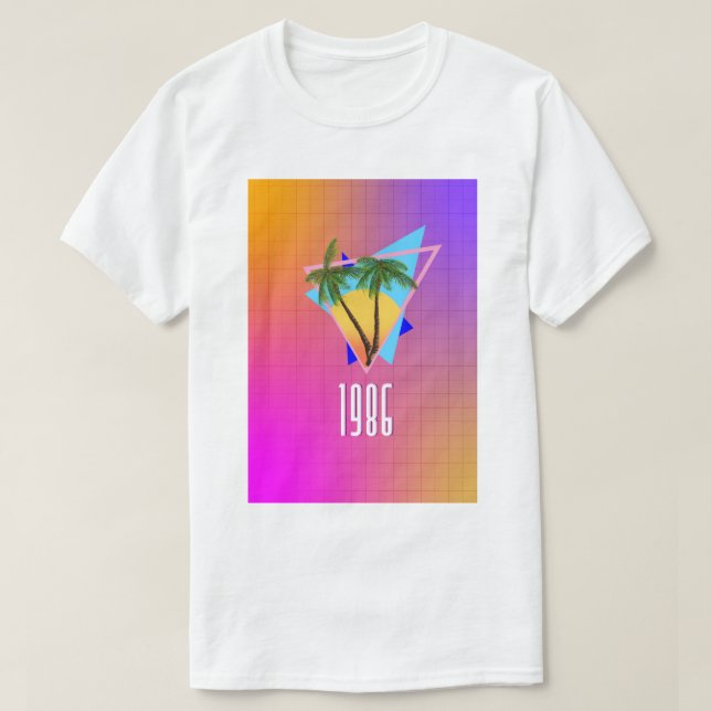 tropiska paradiset 1986 t shirt (Design framsida)