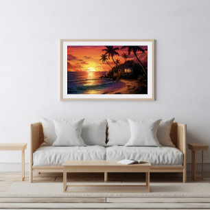 Tropiska paradiset - Ai Poster