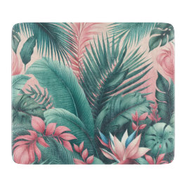 Tropiska paradiset Botaniska Mönster