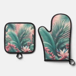 Tropiska paradiset Botaniska Mönster