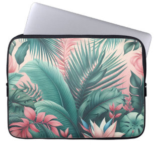 Tropiska paradiset Botaniska Mönster Laptop Fodral