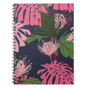 Tropiska paradiset: Exotiska Löv och blommor Anteckningsbok