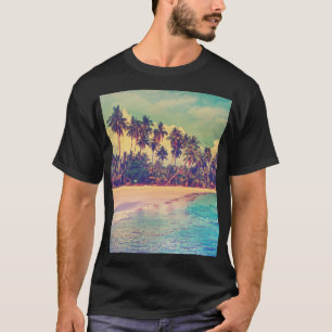 Tropiska paradiset: hav, hotell, strand. t shirt