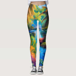 Tropiska paradiset II Leggings