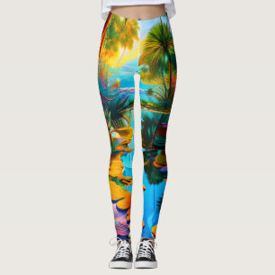 Tropiska paradiset leggings