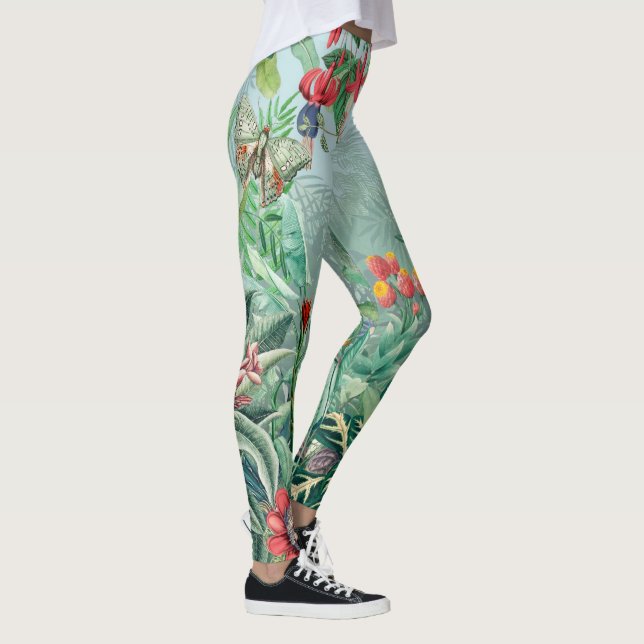 Tropiska paradiset leggings (Höger)