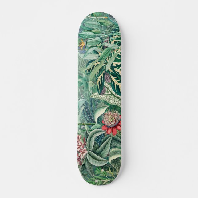 Tropiska paradiset mini skateboard bräda 18,5 cm (Framsida)
