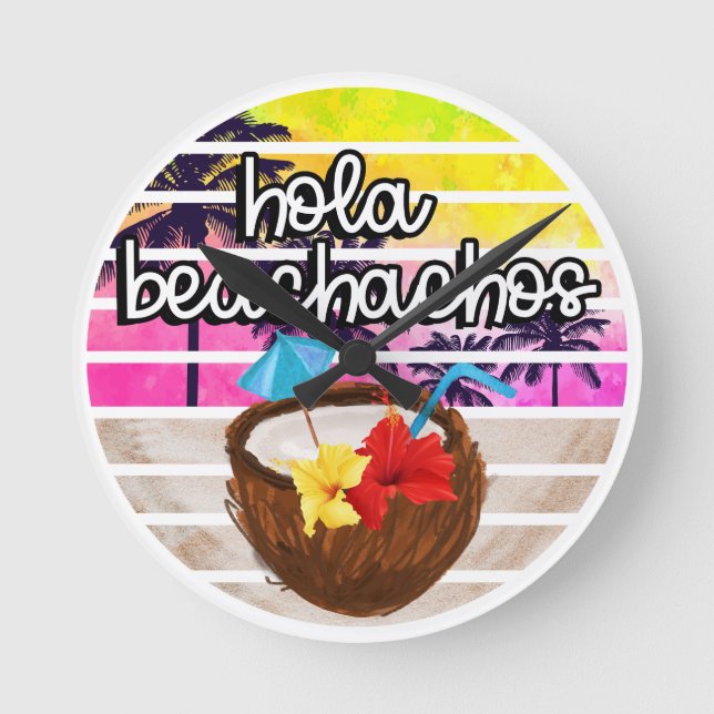 Tropiska paradiset rund klocka (Framsida)