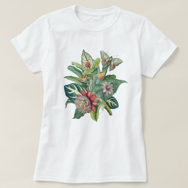 Tropiska paradiset t shirt (Design framsida)
