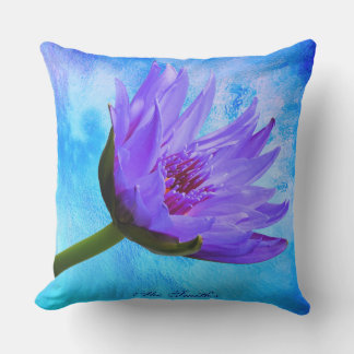 "Tropiska paradiset" Utomhus Vatten Lilies Pillow Kudde