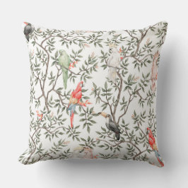 Tropiska Parrot Mönster Kudde