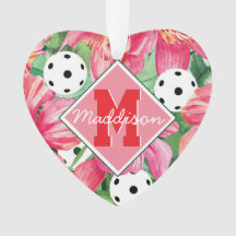 🌺 Tropiska pickleball med hibiscus, med text