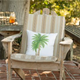 Tropiska Pillow vid kusten handflatan Träd Kudde