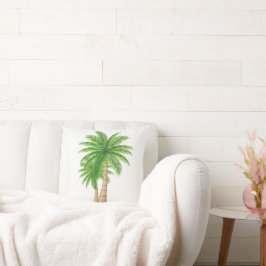 Tropiska Pillow vid kusten handflatan Träd Kudde