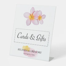 Tropiska Plumeria Frangipani Bröllopskort-gåvor