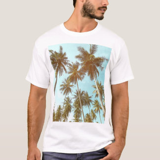 Tropiska Ram: Abstrakt Handflatan Träd T Shirt