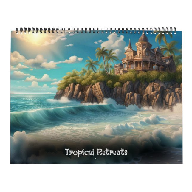 Tropiska reats av Ivy and Fladdermus Art Calendar Kalender (Omslag)