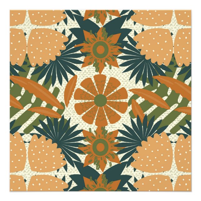 Tropiska regnskogar fototryck (Framsidan)