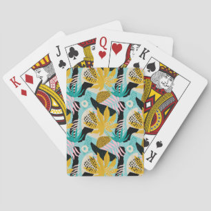 Tropiska regnskogen Löv Mönster Casinokort