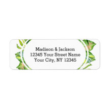 Tropiska Returadressen för utandning av Bröllop vi