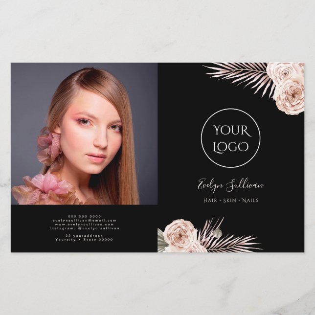 Tropiska ro bifold brochure (Framsida)