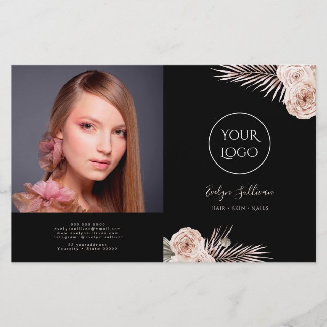 Tropiska ro bifold brochure (Framsida)