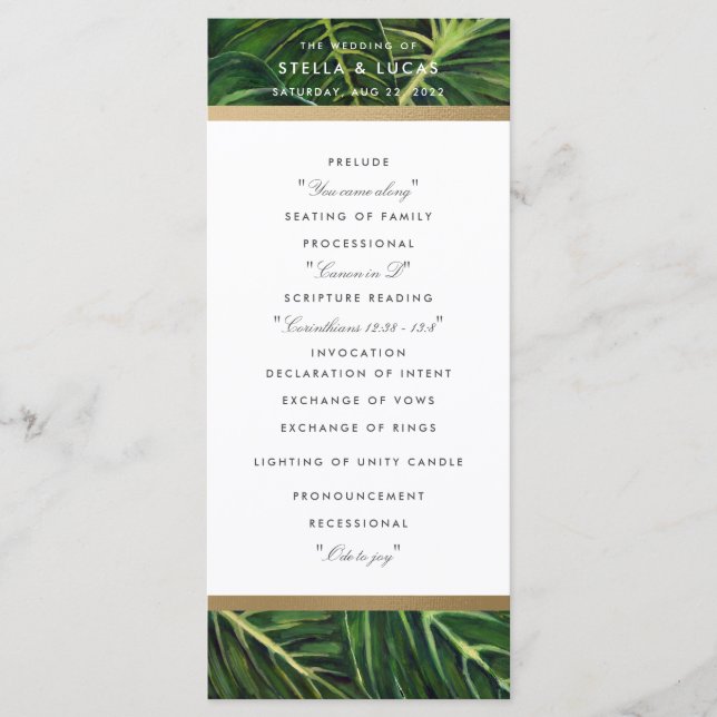 Tropiska Romantik II Program (Framsida)