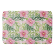 Tropiska Rosa Flowers