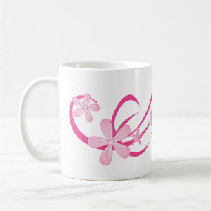 Tropiska rosor kaffemugg