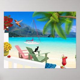 Tropiska scenen Poster