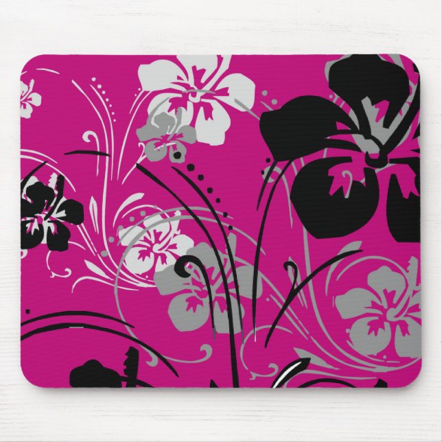 Tropiska serenat (Rosa) Mousepad Musmatta (Framsidan)