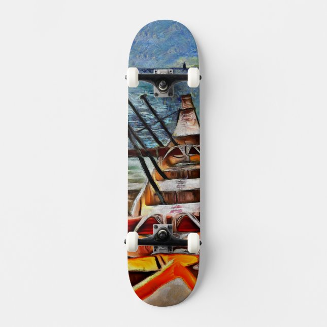 Tropiska serier skateboard bräda 21,5 cm (Framsida)