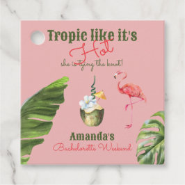 Tropiska Shock rosa-Vår Bachelorette-partiet Gåvor Etiketter