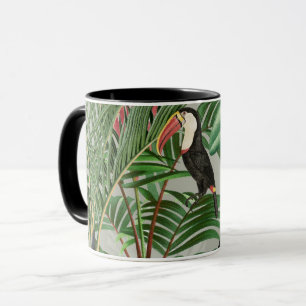 Tropiska skogar och färgfåglar mugg