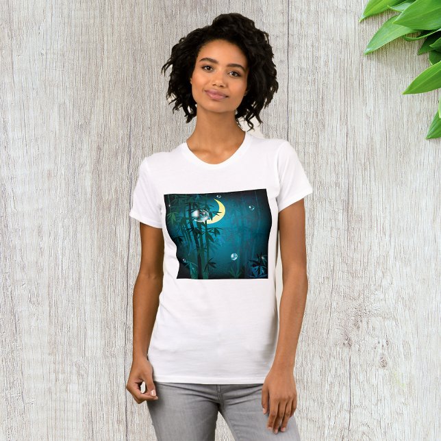 Tropiska skogar vid nattliga kvinnor T-Shirt (Skapare uppladdad)