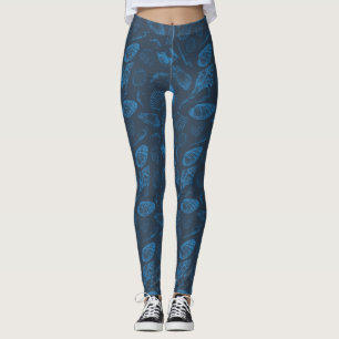 Tropiska snäckor leggings