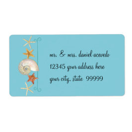 Tropiska Snäckor Starfish Nautilus Summer Fraktsedel