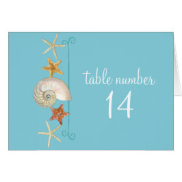 Tropiska Snäckor Starfish Nautilus Summer OBS Kort