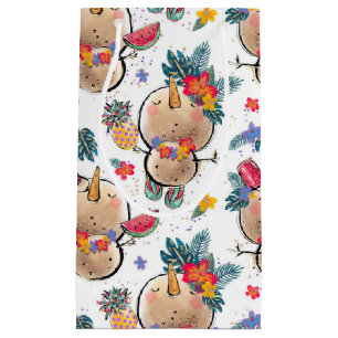 Tropiska Snögubbe Vita julblocket