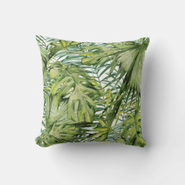 Tropiska sommarpumpen Handflatan Träd Cushion Kudde