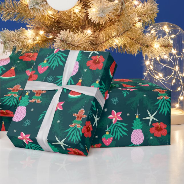 Tropiska sommarsäsong - Helgdagar - nyår Presentpapper (Helgdagar)