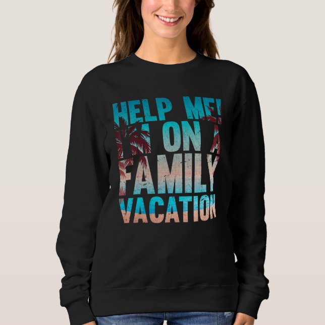Tropiska sommarvaccinationer hjälper mig att vara  t shirt (Framsida)