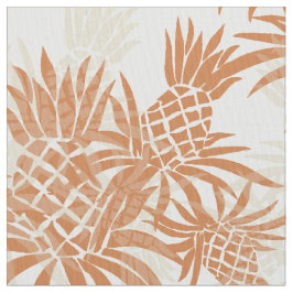 Tropiska spa-koordinater - ananas-Camo Hawaiian Tyg