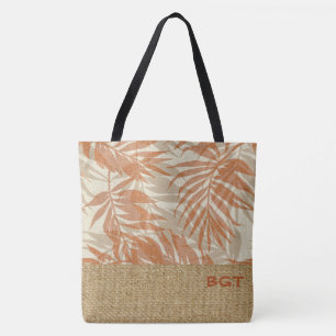 Tropiska spa-koordinater - Areca Handflatan Beach Tygkasse